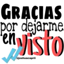GRACIAS por dejarme en visto