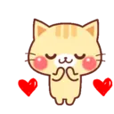 Gato com Corações