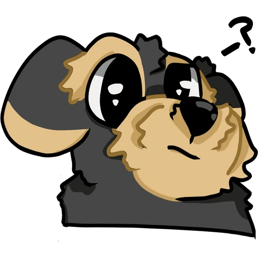 Dog sticker 1
