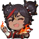 Genshin impact stickers pack 16 14