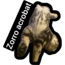 Zorro acrobat