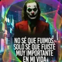 ELKOMAA
NO SÉ QUE FUIMOS
SOLO SE QUE FUISTE
MUY IMPORTANTE
EN MI VIDA