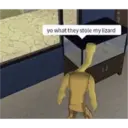 yo what they stole my lizard