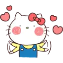 Hello Kitty × Usamaru by silvan 2