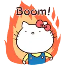 Hello Kitty × Usamaru by silvan 8
