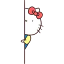 Hello Kitty × Usamaru by silvan 17