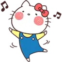 Hello Kitty × Usamaru by silvan 15