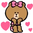 Moving BROWN & FRIENDS emoji_kal (part 1) 13