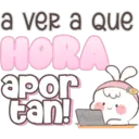 a ver a que
HORA
apor
tan!
Thelissa
