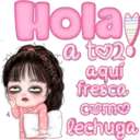 Holay
a t 20
aquí
fresca
Melissa
com❤
lechuga