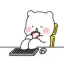 White fat bear 2