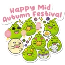 Happy Mid
Autumn Festival)
D