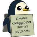 ci vuole
coraggio per
dire tali
puttanate