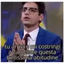 tu arrivi e mi costringi
a cambiare questa
bellissima abitudine