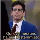 Qui oggi nessuno
ha mai bestemmiato