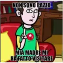 NON SONO PAZZO
MIA MADRE MI
HA FATTO VISITARE