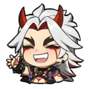 GENSHIN STICKER INAZUMA SERIES 1 9