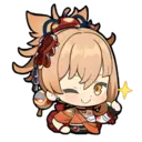 GENSHIN STICKER INAZUMA SERIES 1 13