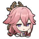 GENSHIN STICKER INAZUMA SERIES 2 23