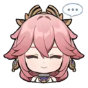 GENSHIN STICKER INAZUMA SERIES 2 7