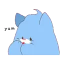 OBAKENEKO the kitten Animated Stickers 7