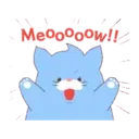 OBAKENEKO the kitten Animated Stickers 4