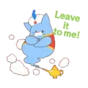 OBAKENEKO the kitten Animated Stickers 24
