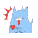 OBAKENEKO the kitten Animated Stickers 20