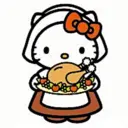 Hello Kitty Thanksgiving and Christmas BLANCA AT 1