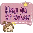 Pink text doll 26