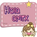 Pink text doll 24