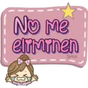 Pink text doll 14