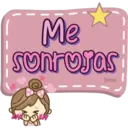 Pink text doll 2