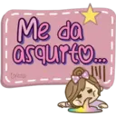 Pink text doll 17