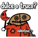 dulce o truco?
X
Valentina