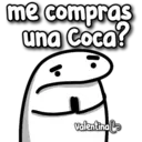 me compras
una Coca?
Valentina la