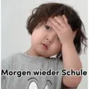 Morgen wieder Schule