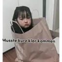 Musste kurz klar kommen