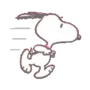 Snoopy表情貼P.2動 16