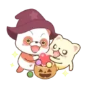 Bear and Cat Halloween MOV. 13