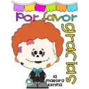 Por favor
racias
la
maestra
Kittyna