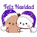 Navidad gorritos con glitter 4