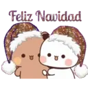 Navidad gorritos con glitter 17