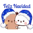 Navidad gorritos con glitter 30