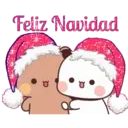 Navidad gorritos con glitter 1