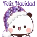 Navidad gorritos con glitter 24