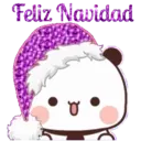 Navidad gorritos con glitter 18
