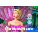 lihat ada orang caper