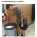 me listening to your opinion
NKET