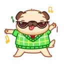 Pug emoji MOV. 10